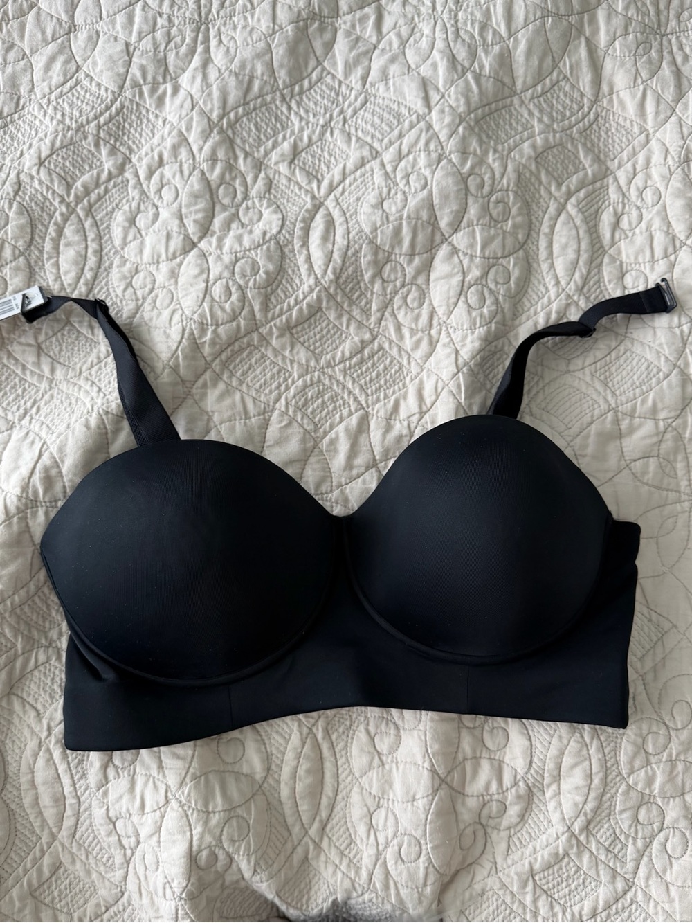 NEW Victoria's Secret Smoothing Longline Strapless Bra w/Removable Straps 38DD